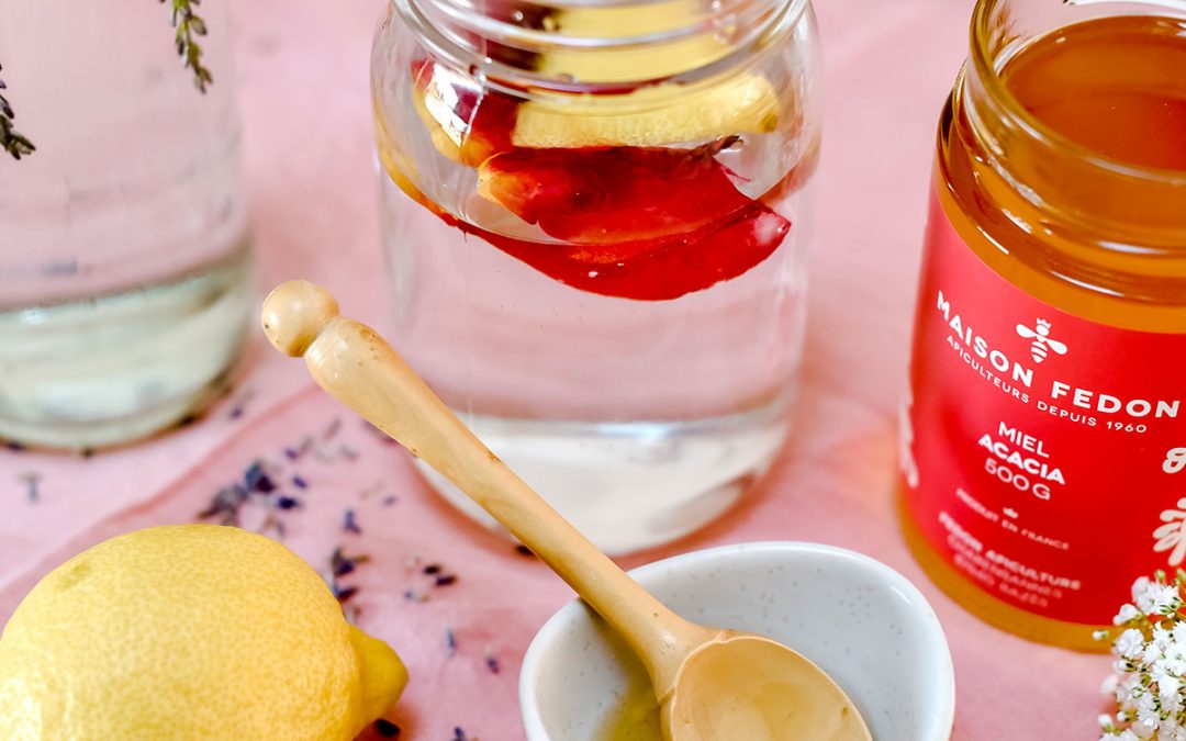 Limonade au miel et à la lavande