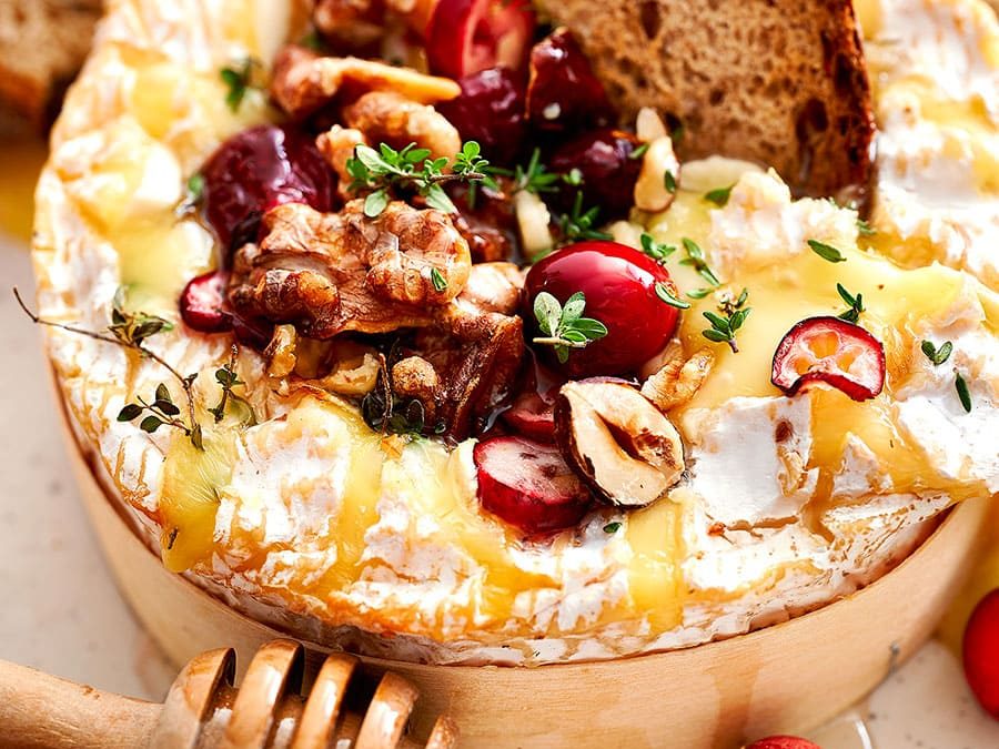 Camembert rôti au miel Maison Fedon