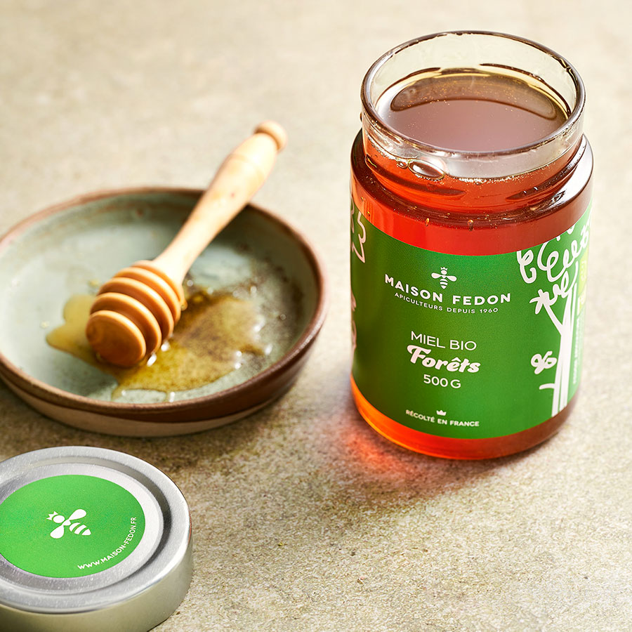 Miel bio de forêts Maison Fedon.