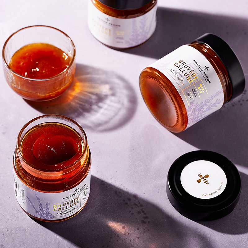 Miel de bruyère callune, appelé "le caviar du miel".
