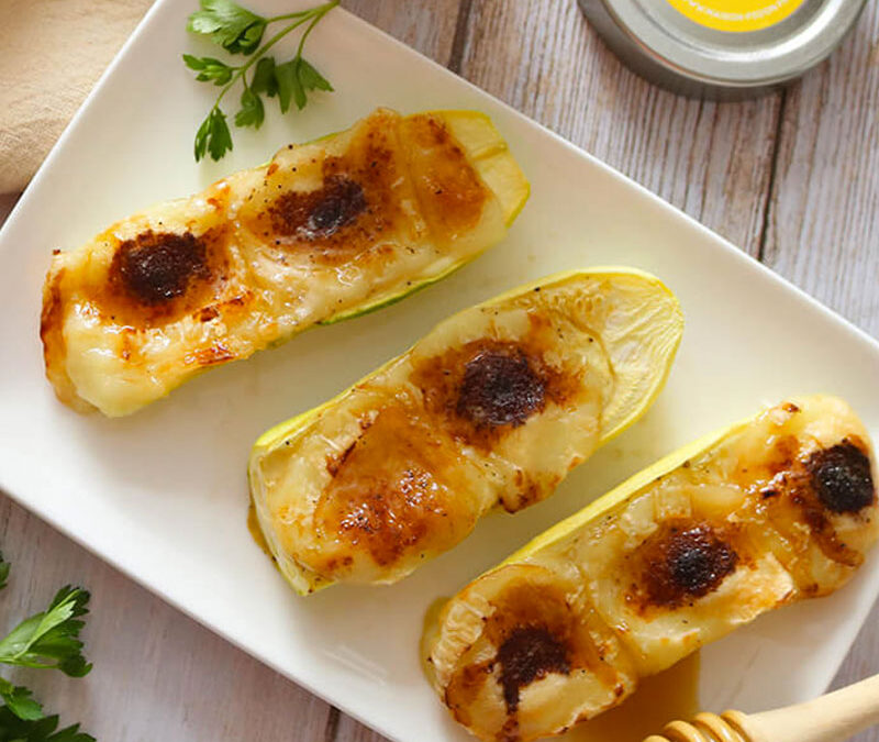Courgettes chèvre miel au four : une recette facile et gourmande